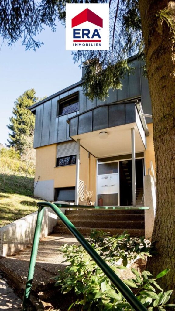 Rückansicht mit Hauseingang